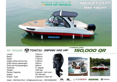 AquaJet 23ft Mini Yacht